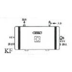 German Pool 德國寶 GPU-6.5E V J KF 25公升 橫座地式 圓型中央儲水式電熱水爐 (頂出入水) (前置發熱線) (外置電箱)